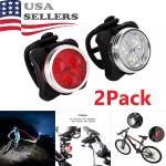 USB Rechargeable LED Bike Light Set 900000LM
