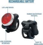 USB Rechargeable LED Bike Light Set 900000LM