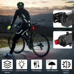 USB Rechargeable LED Bicycle Headlight and Taillight Set