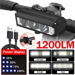 1200 Lumens Rechargeable Bike Light with Waterproof Beam