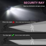 USB Rechargeable LED Bicycle Headlight and Taillight Set