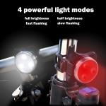 USB Rechargeable LED Bike Light Set 900000LM