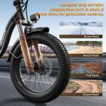 Paselec 20" Folding Fat Tire Electric Bike