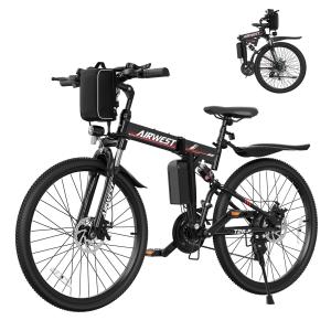 AIRWEST 26" Folding Mountain Ebike 750W Peak
