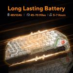 500W 48V Folding Fat Tire Electric Bike