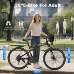 AIRWEST 26" Folding Mountain Ebike 750W Peak