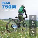 AIRWEST 26" Folding Mountain Ebike 750W Peak