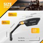 ROCKBROS 2-Pack Bike Mirrors for Safe Riding
