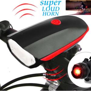Rechargeable USB LED Bike Headlight and Taillight Set