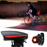 Rechargeable USB LED Bike Headlight and Taillight Set