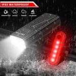 EBUYFIRE USB Rechargeable Super Bright Bike Lights
