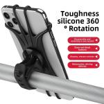 Silicone Bike Phone Mount - Hands-Free & Rotatable