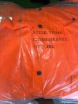 Men's 3XL Reflective Zip Rain Jacket