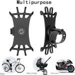 Silicone Bike Phone Mount - Hands-Free & Rotatable