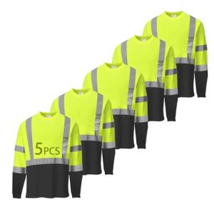SAFIELD Men's High Visibility Reflective Safety Shirts