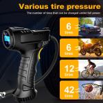 Wireless Electric Portable Tire Inflator Pump