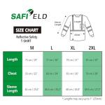 SAFIELD Men's High Visibility Reflective Safety Shirts