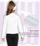 Hvididan Girls Zip-Up Athletic Jacket for Active Kids