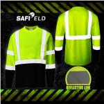 SAFIELD Men's High Visibility Reflective Safety Shirts