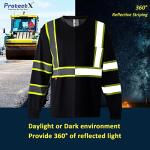 Men's High Visibility Reflective Safety T-Shirts - 3-Pack