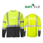SAFIELD Men's High Visibility Reflective Safety Shirts