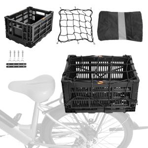Foldable Rear Bike Basket for Easy Storage