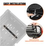 35L Foldable Rear Bike Rack with Cargo Net