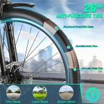 26'' 500W Electric Mountain Bike with Removable Battery