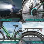 26'' 500W Electric Mountain Bike with Removable Battery