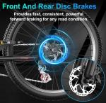 Peak 1500W 48V Electric Mountain Bike 26