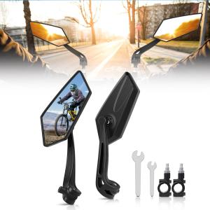 Bike Mirrors for 22-25mm Handlebars - 2 Pcs