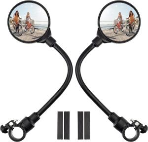 Adjustable Bike Handlebar Mirrors 2 Pack