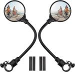 Adjustable Bike Handlebar Mirrors 2 Pack