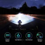 USB Rechargeable LED Bicycle Front Headlight Set