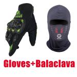 Motorcycle Racing Gloves and Balaclava Face Mask
