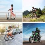 Bike Mirrors for 22-25mm Handlebars - 2 Pcs