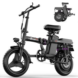 1500W Foldable Electric Bicycle with 30-35 Mile Range