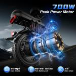 Foldable Electric Bike 700W Motor 25MPH Speed