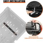 Foldable Rear Bike Basket for Cargo Storage