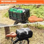 Foldable Rear Bike Basket for Cargo Storage