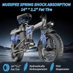 1500W Foldable Electric Bicycle with 30-35 Mile Range