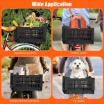 Foldable Rear Bike Basket for Cargo Storage