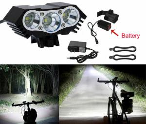 3x LED Bicycle Headlight with 4 Modes