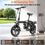 Foldable Electric Bike for Adults 48V 10AH