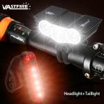 SolarStorm 20000LM 3x LED Front and Rear Bike Light Set