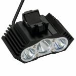 3x LED Bicycle Headlight with 4 Modes