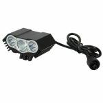 3x LED Bicycle Headlight with 4 Modes