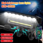 Super Bright USB Rechargeable Bike Front Light