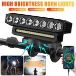 Super Bright USB Rechargeable Bike Front Light