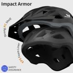 Veltuno Lightweight Bike Helmet with LED Light